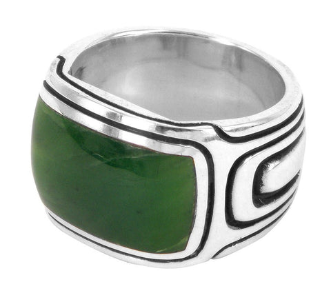 Swell (british columbia jade) by Sebastian Cilento. A beautifully crafted ring blending timeless design with Australian artistry.
