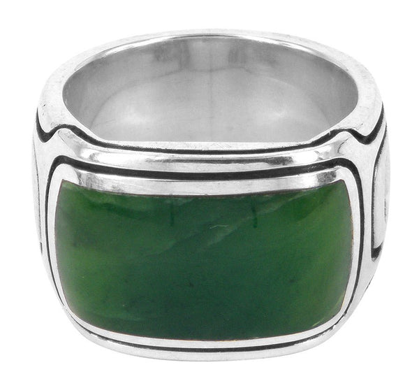 Swell (british columbia jade) by Sebastian Cilento. A beautifully crafted ring blending timeless design with Australian artistry.
