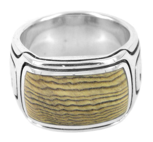 Swell (petrified wood) by Sebastian Cilento. A beautifully crafted ring blending timeless design with Australian artistry.
