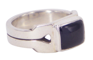 Small Split Shank (Onyx) by Sebastian Cilento. A beautifully crafted ring blending timeless design with Australian artistry.
