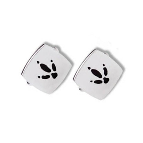 Emu by Bushprints. Elegant cufflinks showcasing unique Australian design and refined style.
