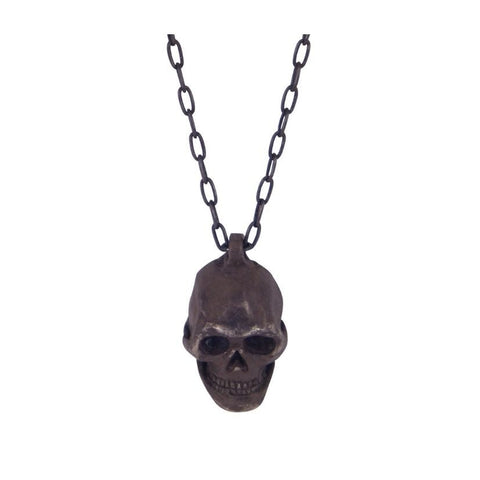 Half Skull (oxidised) by Ant Hat. A bespoke jewellery piece crafted with care, celebrating Australian artistry.
