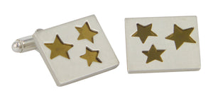 Stars by Philip Monk. Elegant cufflinks showcasing unique Australian design and refined style.
