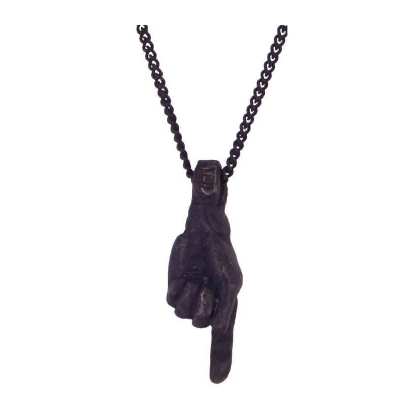 One (oxidised) by Ant Hat. A striking pendant with exceptional craftsmanship, highlighting Australian handmade jewellery.
