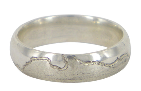 Coast (6mm) by Danielle Sweeney. A beautifully crafted mens ring blending timeless design with Australian artistry.
