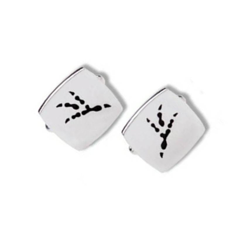 Wedgetail Eagle by Bushprints. Elegant cufflinks showcasing unique Australian design and refined style.
