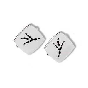 Wedgetail Eagle by Bushprints. Elegant cufflinks showcasing unique Australian design and refined style.
