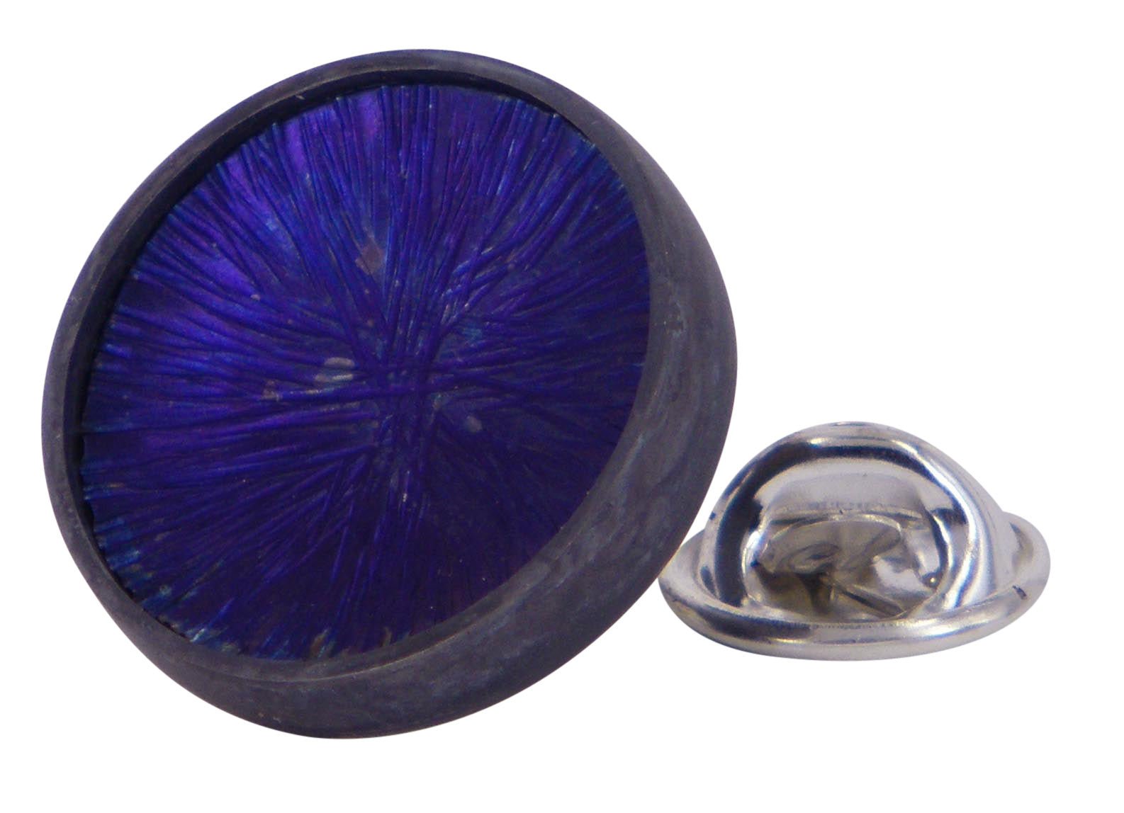 Handcrafted Purple Niobium Lapel Pin by Philip Monk, Australian-made accessory featuring a bold, vibrant colour perfect for formal or casual wear.