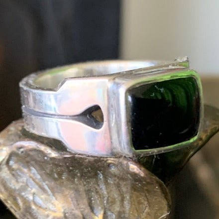 Small Split Shank (Onyx) signet ring